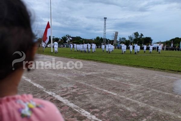 Lapangan Berlumpur, Upacara HUT ke-23 Bontang Berlangsung Khidmat