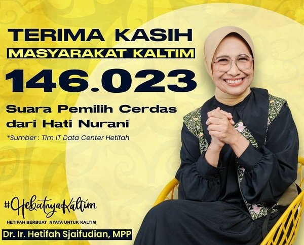 Hetifah Raup Suara 146 Ribu Lebih, Apa Rahasianya?