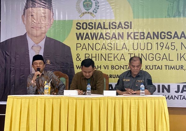 Sosialisasi Wawasan Kebangsaan kepada Pemuda, Kaharudin Jafar Minta Tumbuhkan Rasa Semangat Kebangsaan
