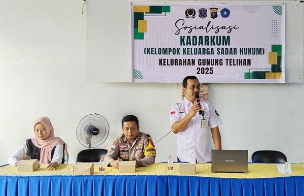 Sosialisasi Kadarkum, Kelurahan Gunung Telihan Bontang Dorong Masyarakat Pahami Hak dan Kewajiban Hukum