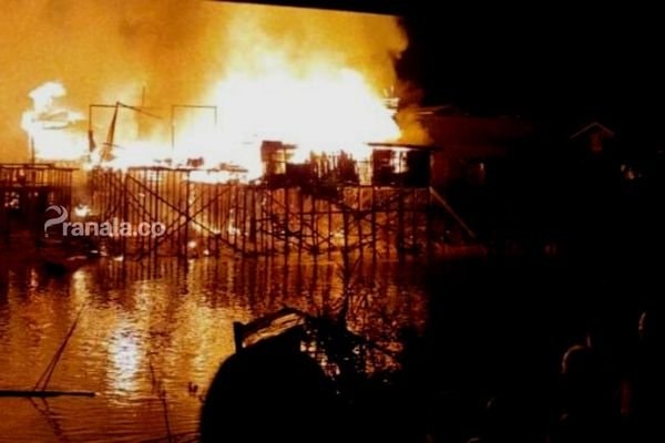 13 Unit Rumah di Kota Bangun Ludes Terbakar, Kerugian Ditaksir Rp2,6 Miliar