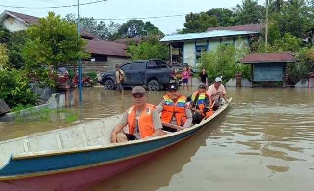 Sungai Belayan Meluap, 13 Desa di Tabang Kukar Terendam Banjir