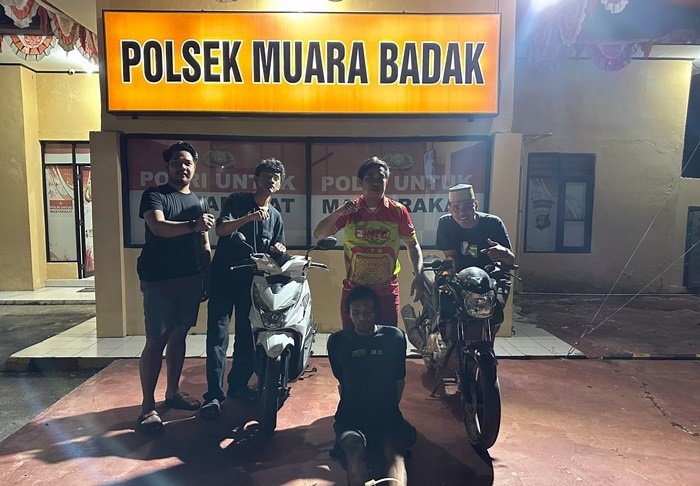 Beraksi di Dua Lokasi, Residivis Curanmor di Muara Badak Dibekuk