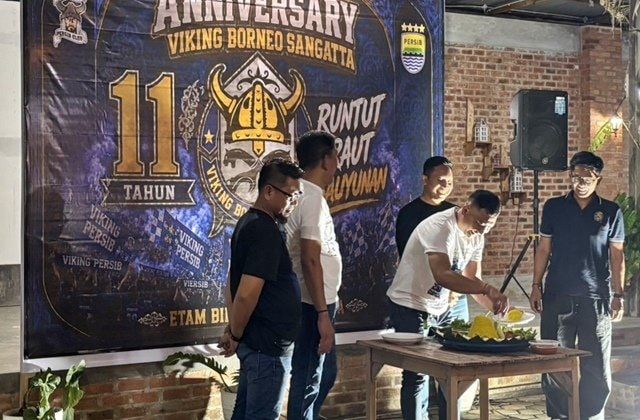 Dari Tribun ke Lapangan Sosial, Viking Borneo Sangatta Bertahan 11 Tahun di Kutim