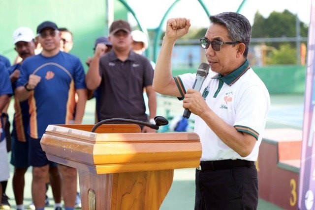 Bupati Kutim Buka Turnamen Tenis Bupati Open Cup 2025, Ratusan Atlet Meriahkan Bukit Pelangi
