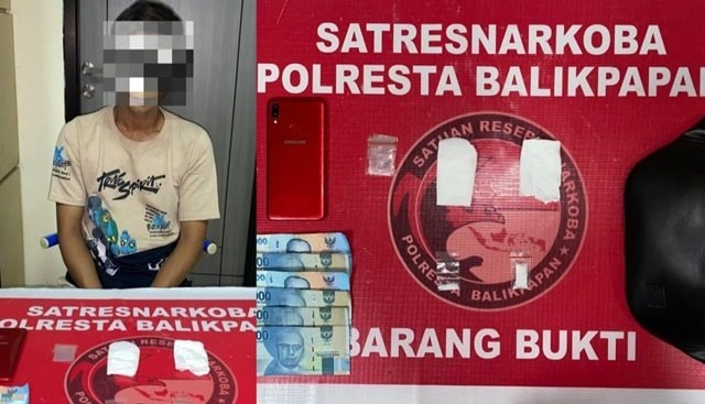 Kambuh Lagi, Residivis Narkoba Dibekuk Polisi di Balikpapan Tengah