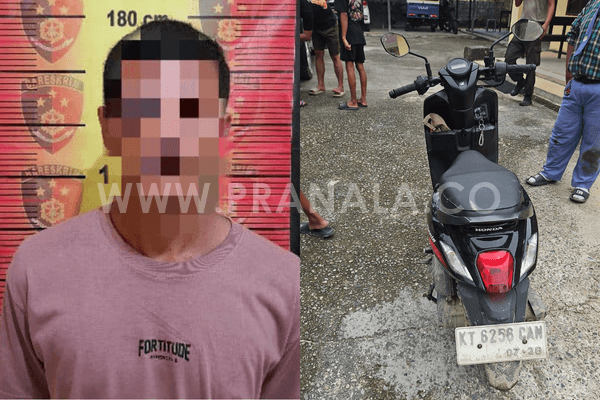 Mahasiswa Nekat Curi Motor, Polres Bontang Amankan Pelaku di Pinggir Jalan