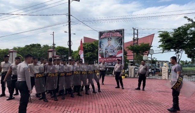 Jelang Pilkada Bontang, Polisi Gelar Pelatihan Dalmas
