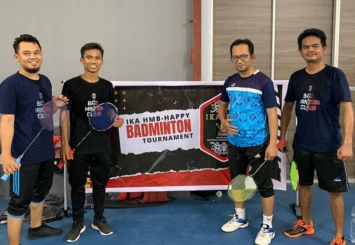 Sambut Ulang Tahun Ke 2, IKA HMB Gelar Happy Badminton Tournament 2