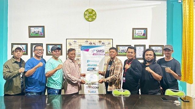 SMSI Bontang Serahkan Sertifikat Keanggotaan kepada Perusahaan Pers, Perkuat Legalitas Media