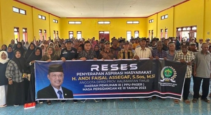 Andi Faisal Assegaf Reses di Desa Pesisir Tanjung Aru, Aspirasikan Jembatan Permanen