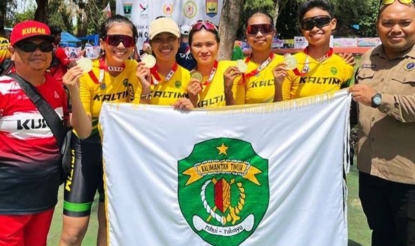 Raih 24 Medali, Sepatu Roda Kaltim Juara Umum Pra PON 2024