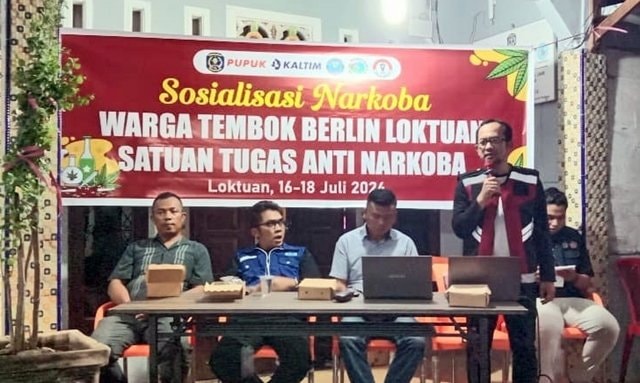 Sosialisasi Narkoba di Kelurahan Lok Tuan, Bontang; Upaya Bersama Melawan Bahaya Narkoba