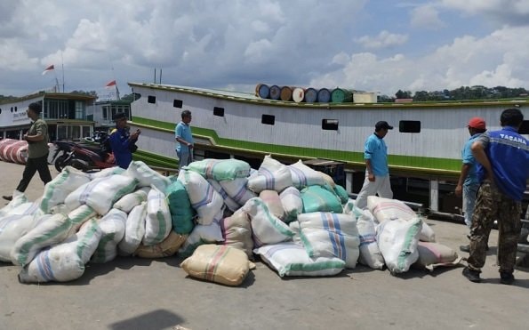 4.500 Paket Logistik Disalurkan Lagi ke Korban Banjir Mahakam Ulu