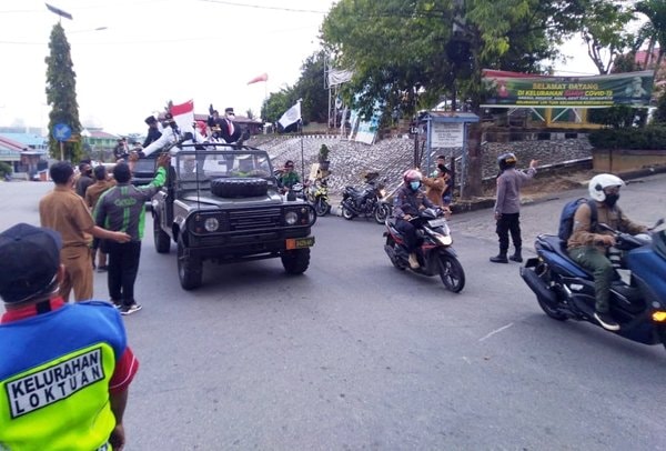 Pegawai Ikut Sambut Konvoi Basri-Najirah, Penjahit Minta Kikis Pengangguran