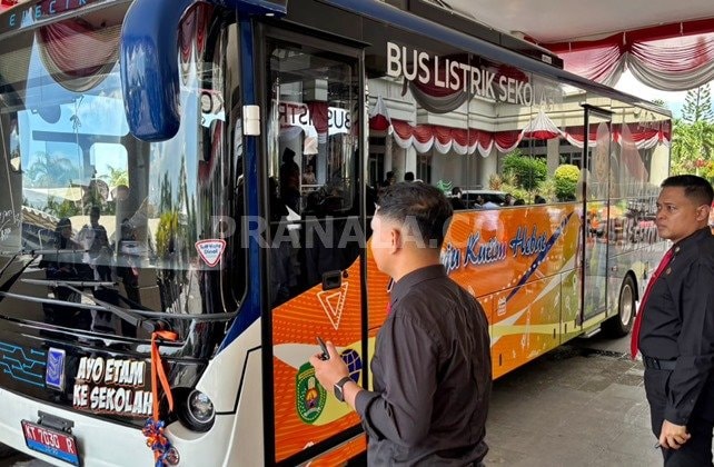 Bus Listrik Sekolah Mulai Uji Coba di Kutim, Sasar Pelajar Sangatta