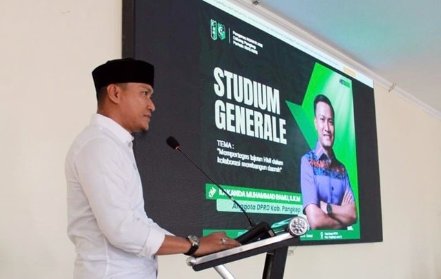 Kohati HMI Pangkep Resmi Dilantik, Ramli Ajak Kader Lebih Kritis dan Kolaboratif