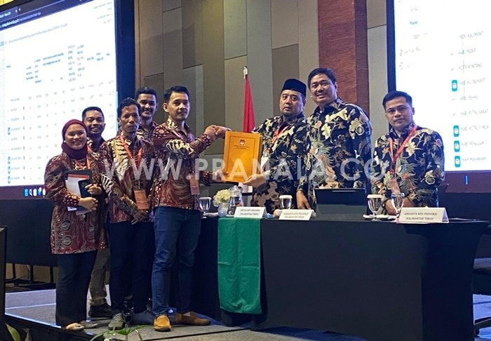 KPU Bontang Umumkan Hasil Rekapitulasi Pilgub Kaltim, 60.795 Suara untuk Rudy-Seno