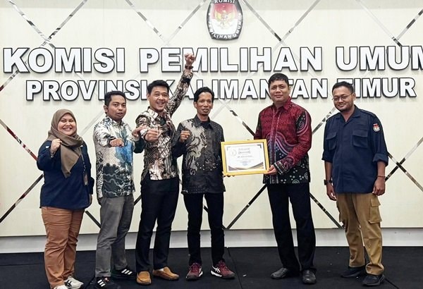 Pengelolaan JDIH Terbaik, KPU Bontang Raih Peringkat Pertama