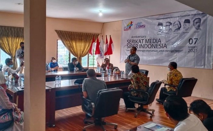 HUT ke-4 SMSI: Berlangsung Sederhana, Diisi Cerita Sukses Tokoh Pers