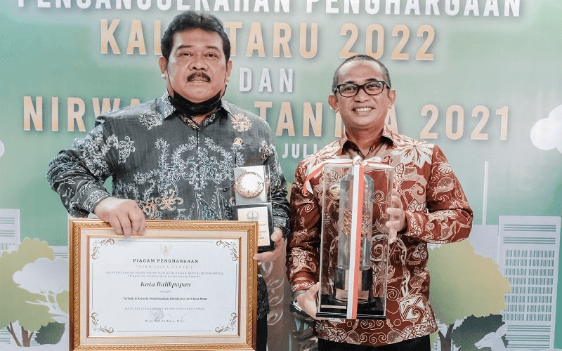 Komitmen Larang Tambang Batu Bara Antarkan Balikpapan Raih Nirwasita Tantra 2022
