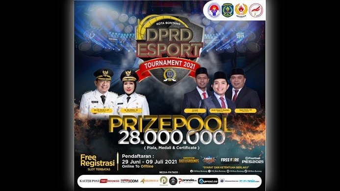 Ditutup! Pendaftar DPRD Esport Tournament 2021 Membludak