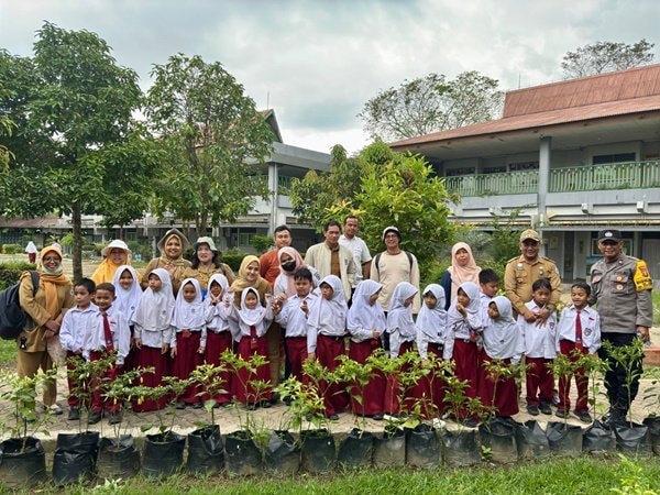 DKP3 Bontang Pantau Ketahanan Pangan di SD YPDV Vidatra