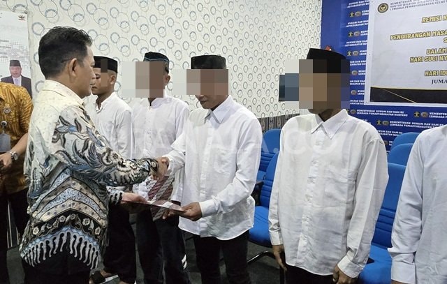 Kado Lebaran! 6 Warga Binaan Lapas Bontang Langsung Bebas Berkat Remisi