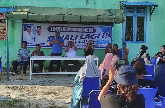 Pilkada Bontang; Basri Rase Janjikan Pembangunan Pujasera dan Jalan Lingkar di Berbas Pantai Jika Terpilih Kembali