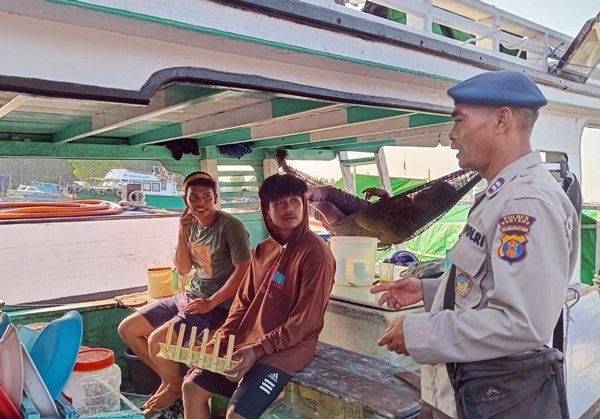 Keamanan Laut Terjamin, Polairud Bontang Gelar Patroli Cooling System di Pelabuhan Tanjung Laut