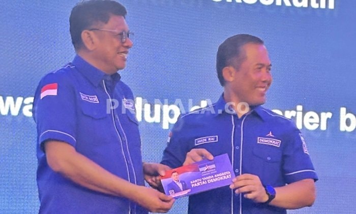 Eks Wali Kota Bontang Basri Rase Resmi Gabung Partai Demokrat