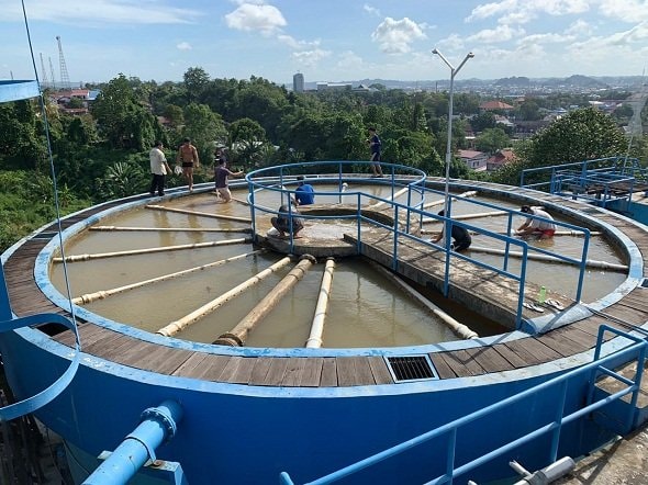 Perumdam Tirta Kencana Kuras Bak Sedimentasi, 11 Kelurahan di Samarinda Terdampak