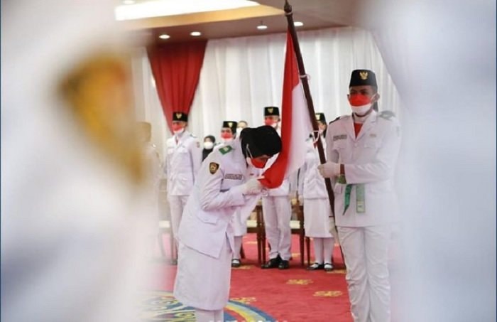 40 Paskibraka Kaltim Dikukuhkan