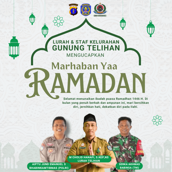 Ucapan Ramadan dari Lurah Gunung Telihan