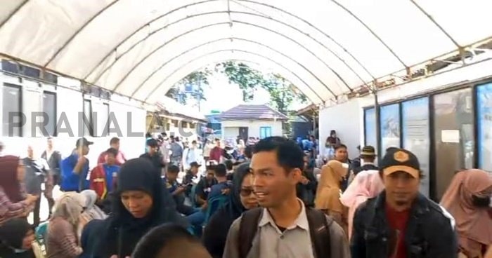 Imbas Pendaftaran PPPK, Antrean SKCK di Polres Pangkep Membludak