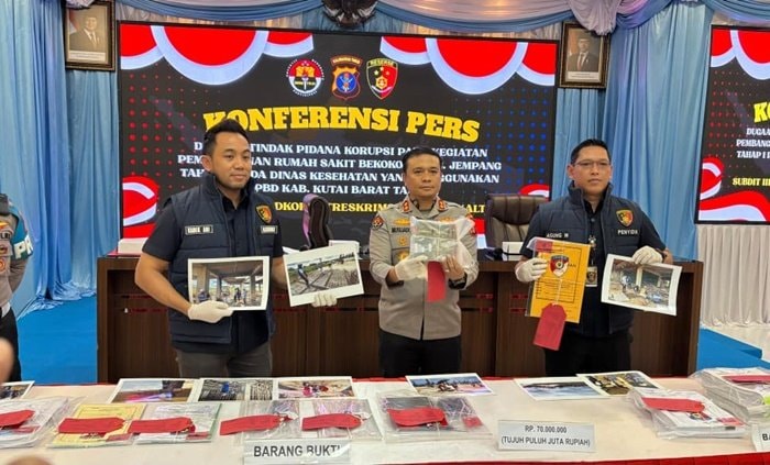 Korupsi Proyek RS Bekokong Kubar Terbongkar, Dua Pejabat dan Kontraktor jadi Tersangka, Negara Rugi Rp4,1 Miliar