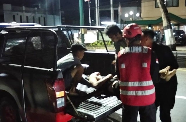 Kecelakaan Motor Dini Hari di Balikpapan, Korban Kritis Dievakuasi Cepat