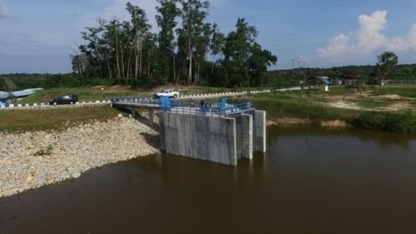 Stok Air Baku di Waduk Manggar Balikpapan Menurun