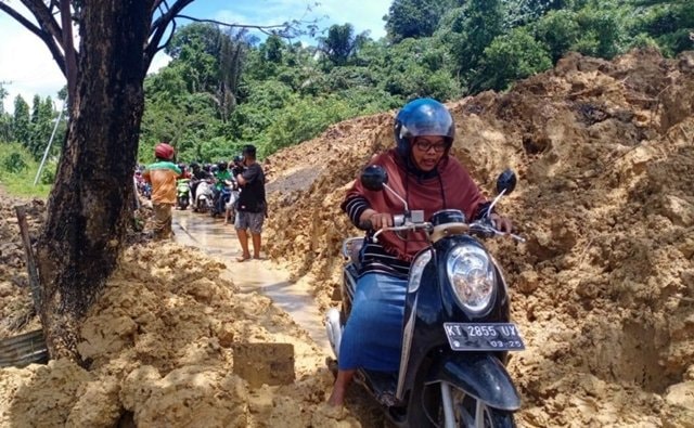 Longsor di Teluk Bajau Samarinda Tak Kunjung Beres