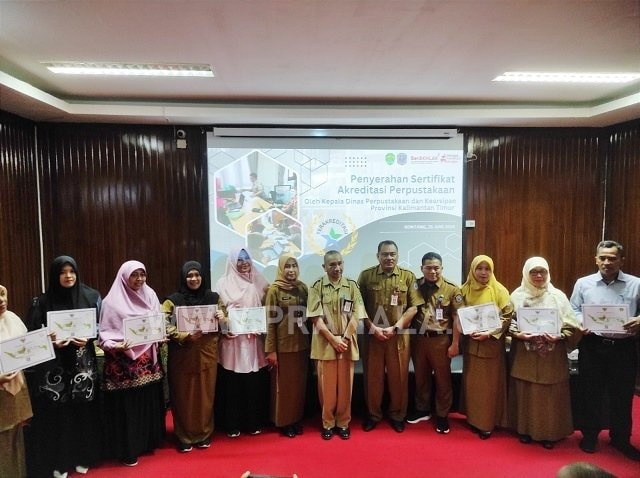 8 Perpustakaan di Bontang Raih Akreditasi dari Perpusnas RI