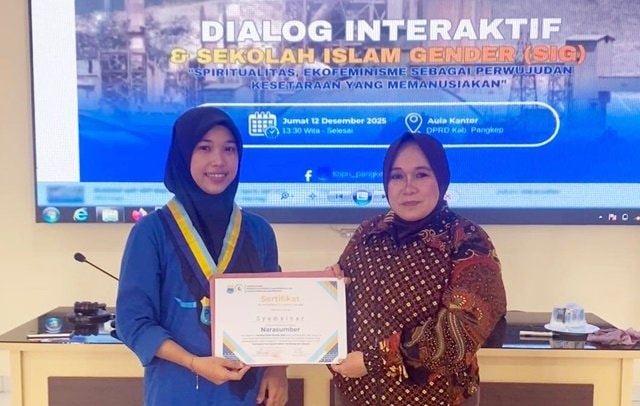KOPRI PMII Pangkep Gelar Sekolah Islam Gender, Syamsinar Dorong Partisipasi Aktif Perempuan dalam Pembangunan Daerah