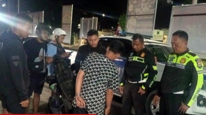 12 Kendaraan Bermotor Disita Polisi saat Razia Balap Liar di Samarinda