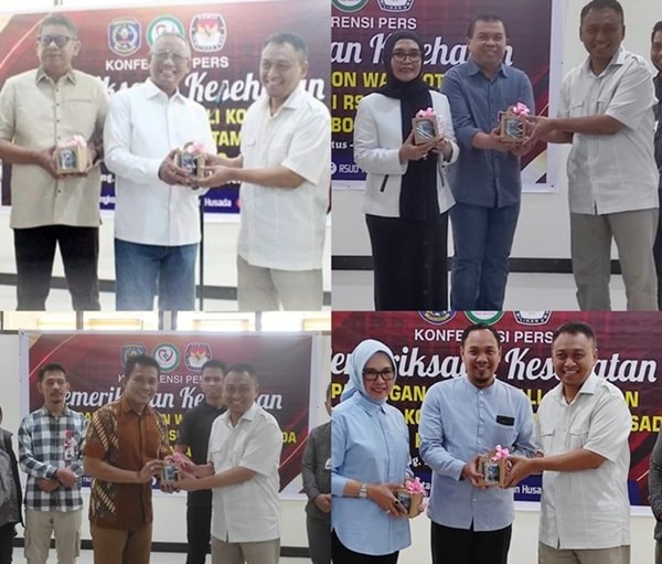 Basri-Chusnul Pasangan Pertama Selesaikan Tes Kesehatan Pilkada Bontang