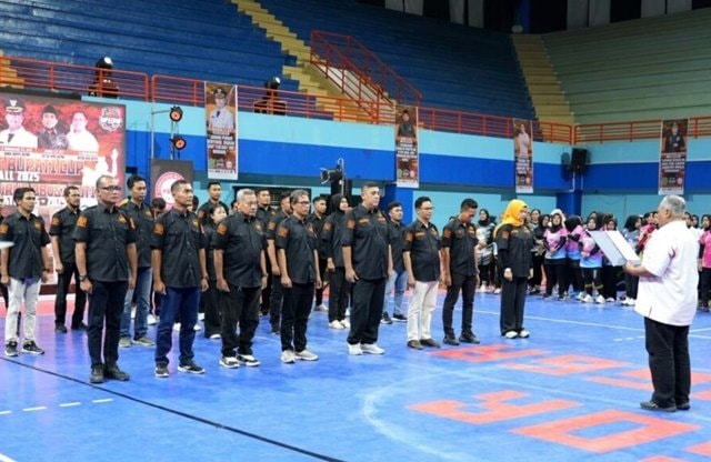 PBVSI Kutim 2025–2029 Resmi Dilantik, Bupati Ardiansyah Dorong Prestasi Voli Kian Melesat