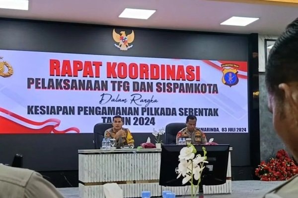 Polda Kaltim Siapkan Pengamanan Jelang Pilkada Serentak 2024, Pakai Tactical Floor Game (TFG) dan Sispamkota