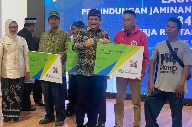 Pemkot Bontang Daftarkan 34.782 Pekerja Rentan jadi Peserta BPJS Ketenagakerjaan