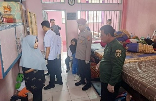 Polres Bontang Gelar Razia Gabungan dan Tes Urin di Lapas