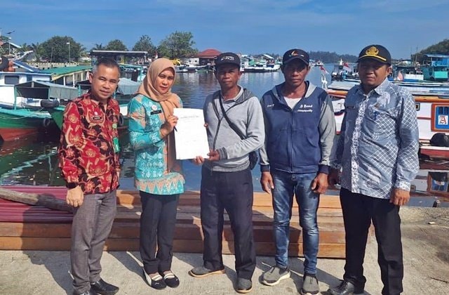 Bantuan Material Datang, TPS Malahing Bontang yang Roboh Mulai Dibangun Kembali