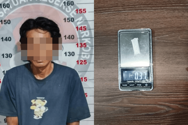 Sempat Dibuang, Sabu 0,37 Gram Gagal Edar di Berbas Pantai Bontang