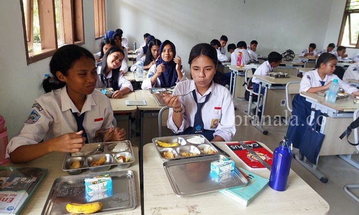 Baru 6.511 Pelajar Bontang Nikmati Program Makanan Bergizi Gratis